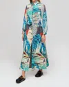 Aldo Martins Kamuy Reversible Button-down Dress In Blue