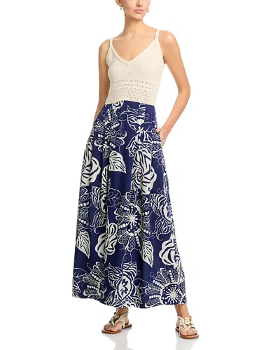 Aldo Martins Milos Dress In Navy/ Beige
