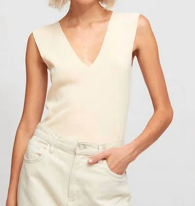 Aldo Martins Mira Sleeveless Knit Top In Ivory In Multi