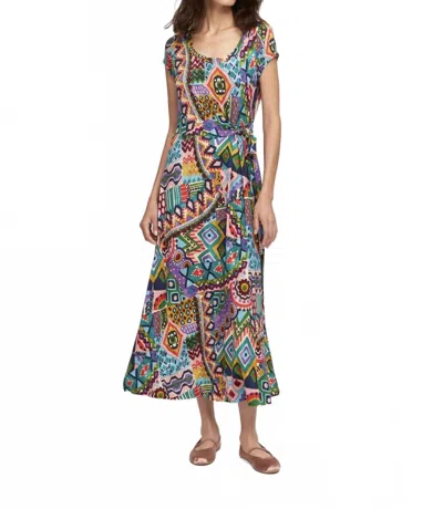 Aldo Martins Nadin Faux-wrap Dress In Multi