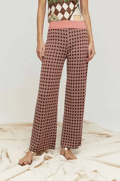 Aldo Martins Oba Pants In Terracotta In Pink