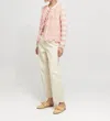 Aldo Martins Peran Jacket In Beige/coral In Multi