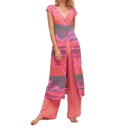 Aldo Martins Rao Duster Dress In Pink