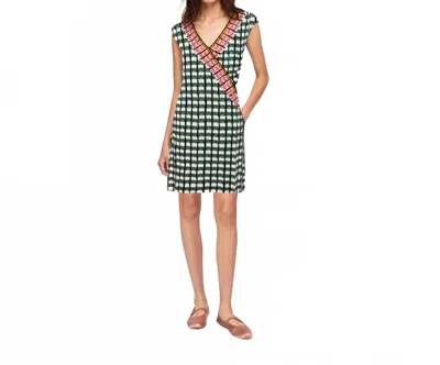 Aldo Martins Sueca Swedish Plaid Dress In Green/ivory In Multi