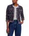 Aldo Martins Thun Fringed Bomber Jacket In Blue