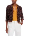 Aldo Martins Thun Fringed Bomber Jacket In Camel