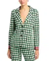 Aldo Martins Tuks February Blazer In Green