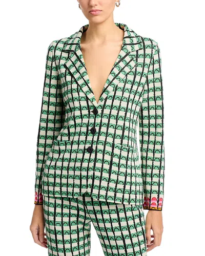 Aldo Martins Tuks February Blazer In Green