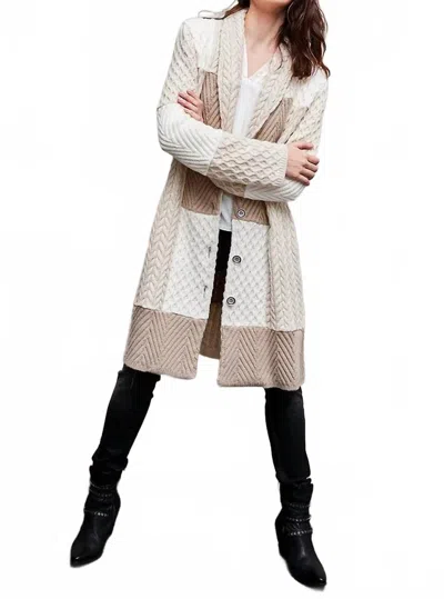 Aldo Martins Women's Ams Pure Cora Cardigan In Vanilla In Multi