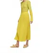Aldo Martins Yellow Knit Skirt In Yellow