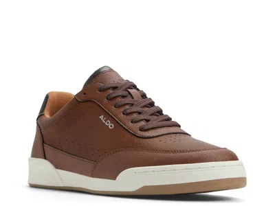 Aldo Maxi Court Sneaker In Brown