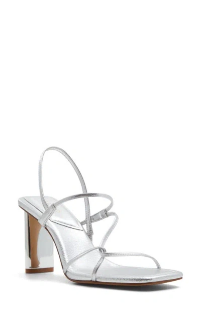 Aldo Megan Strappy Sandal In Silver