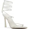 Aldo Melodic Pointed Toe Ankle Wrap Sandal