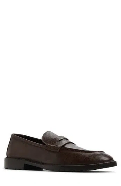 Aldo Melville Penny Loafer In Brown