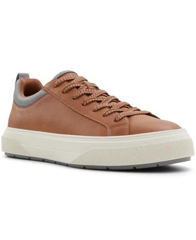 Aldo Men's Bas Synthetic Low Top Sneaker In Light Brown