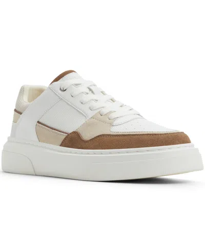 Aldo Men's Callisto Lace Up Sneaker In White Combo