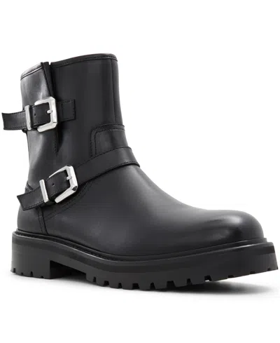 Aldo Men's Carys Leather Ankle Boots In Black