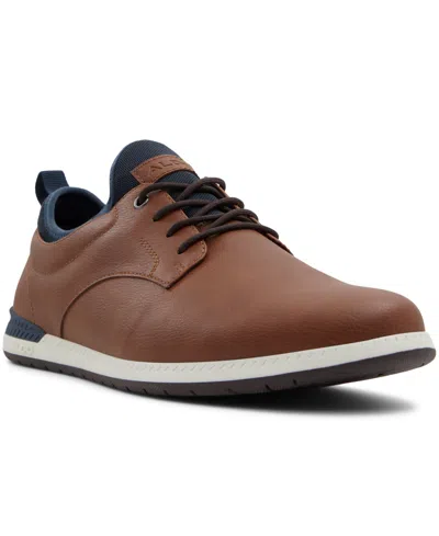 Aldo Men's Colby Derby Dress Casual Lace Up Sneaker In Cognac