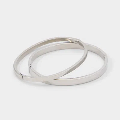 Aldo Men's Cruze – Silver – Size M/l In White