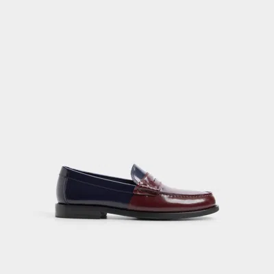 Aldo Men's Emil – Navy Multi – Size 8 In Burgundy