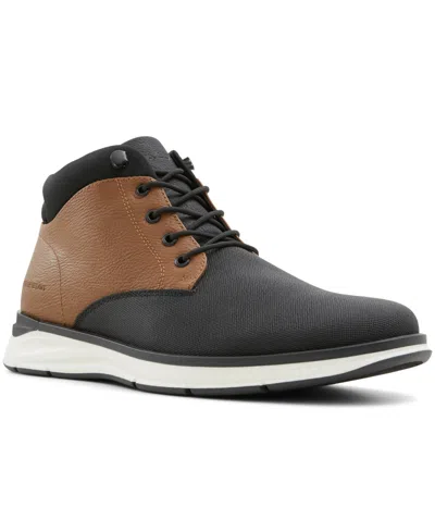 Aldo Men's Fort Synthetic Lace Up Boots In Cognac
