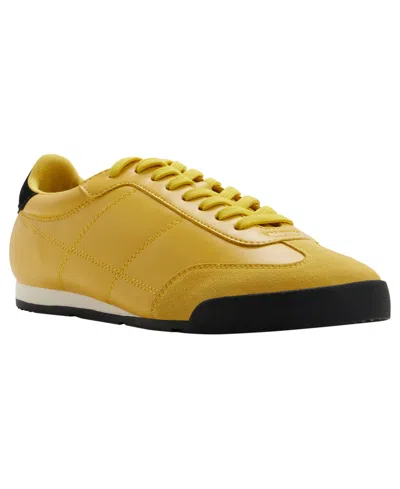 Aldo Men's Kickoff Lace-up Athletic Sneakers In Yellow