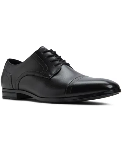 Aldo Men's Luigi Leather Derby Lace Up Dress Shoe In Black