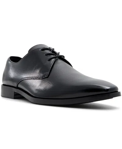 Aldo Men's Mackle Leather Lace Up Derby Shoes In Black