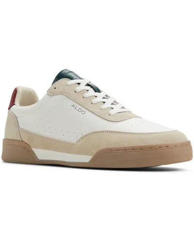 Aldo Men's Maxi Leather Lace Up Sneaker In White