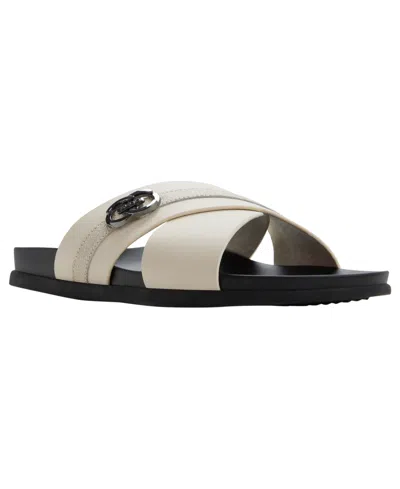 Aldo Men's Mendel Criss-cross Slip-on Sandals In Neutral