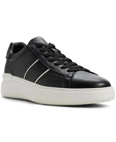 Aldo Men's Paxon Synthetic Lace-up Sneakers In Black