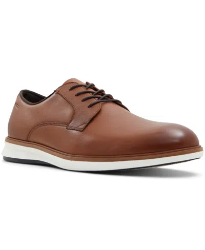 Aldo Men's Red Lace-up Shoes In Cognac