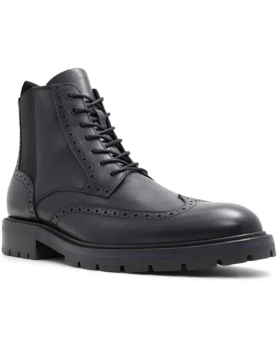 Aldo Men's Toney Leather Ankle Boots In Black