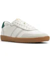 Aldo Men's Uptown Synthetic Lace Up Sneakers In White Combo