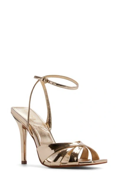Aldo Meteora Ankle Strap Sandal In Gold