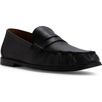 Aldo Mikah Leather Penny Loafer In Black