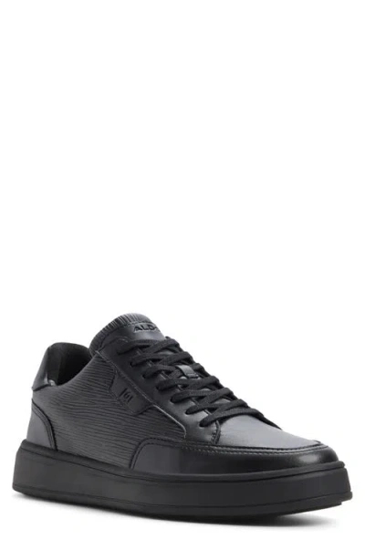 Aldo Miko Faux Leather Sneaker In Black