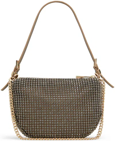 Aldo Mistylax Synthetic Small Shoulder Bag In Bronze
