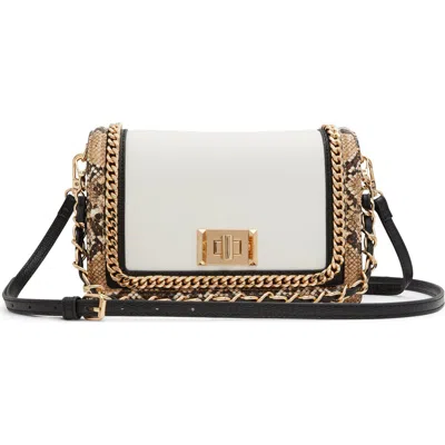 Aldo Mixed Material Crossbody Bag In Multi