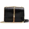 Aldo Miyabellx Croc Embossed Faux Leather Convertible Crossbody Bag