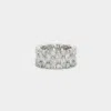 Aldo Nikka In Silver/clear Multi In Metallic