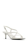 Aldo Olivie Slingback Kitten Heel Sandal In White