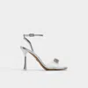 Aldo Ozley In Silver In Animal Print