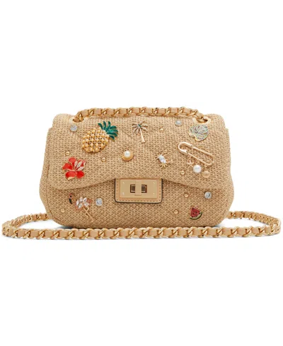 Aldo Paradisaax Textile Small Crossbody Bag In Natural Mi