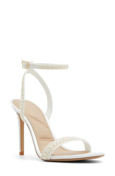 Aldo Pepela Ankle Strap Sandal In White