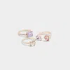 Aldo Pimediax In Pastel Multi In Metallic