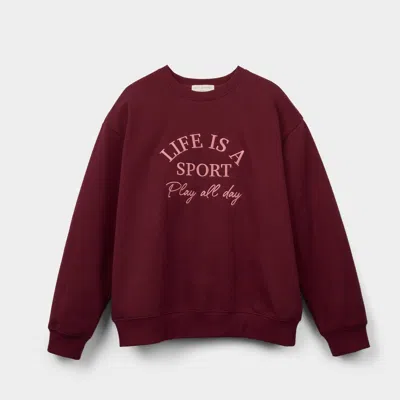 Aldo Playyful In Bordo In Red