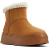 ALDO ALDO PLUSHY FAUX FUR LINED PLATFORM BOOTIE