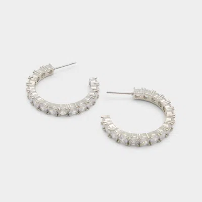 Aldo Postolia In Silver/clear Multi In Red