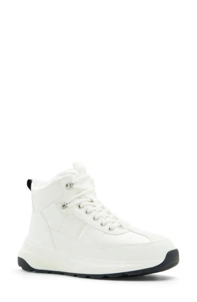 Aldo Women's Priemeth Lace-up Waterproof Warm Lined Ankle Boots In White